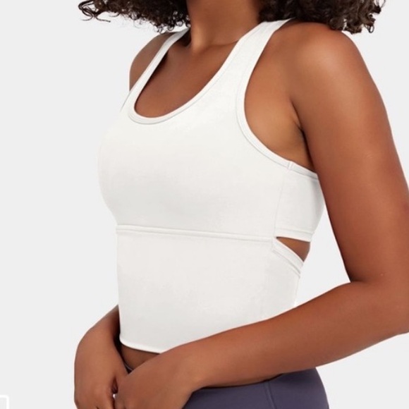 Women's Backless Racerback Crop Top - Sleeveless Ribbed Tank For Summer - View #14